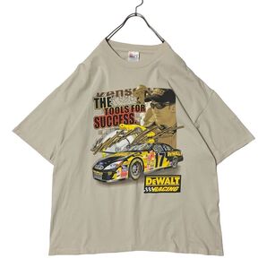 NASCAR Tシャツ XXL レーシングカー バックプリント 車 古着 半袖 ビッグサイズ RACING 00s ビンテージ