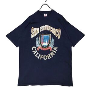 USA製 90s シングルステッチ Tシャツ スーベニア サンフランシスコ 古着 vintage ビンテージ ビッグサイズ XXL