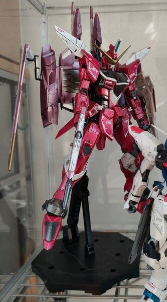 mg ジャスティスガンダム パール塗装 塗装完成品 ガンプラ