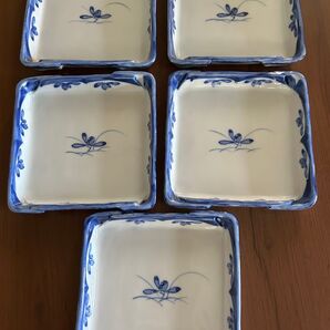 豆皿 5枚セット 和食器 藍色