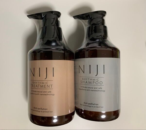 NIJI リズミックシャンプー&トリートメントセット NFG ハリ コシ 艶髪 ナノファイバージェル 400ml