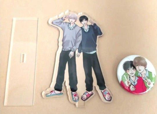 高良くんと天城くん アクリルスタンド アクスタ 缶バッジ ヴィレッジヴァンガード コラボ
