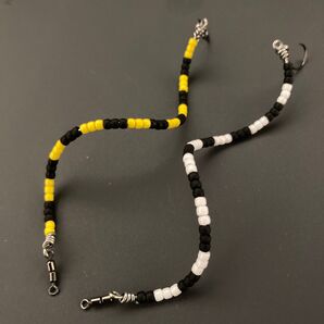 スラローム トルネード系ルアー 自重2.5g ハンドメイド 巻き直し不要 糸ヨレ軽減 Zeebra Tiger
