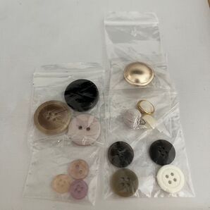ボタン 衣類 未使用