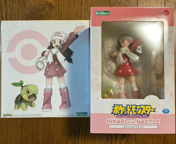 特典付 コトブキヤ ポケットモンスター ポケモン ARTFX J ヒカリ with ナエトル