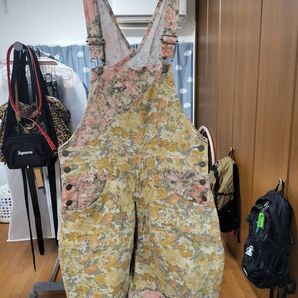FRAPBOIS花柄 オーバーオール 古着 マルチカラー