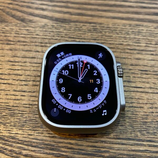 【美品】Apple Watch ULTRA2 ナチュラルチタニウム 49mm