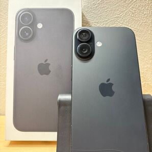 iPhone16 128GB ブラック SIMフリー 付属の箱7.19