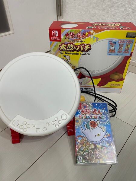 美品 太鼓の達人Switch ドンダフルフェスティバル・太鼓とバチセット