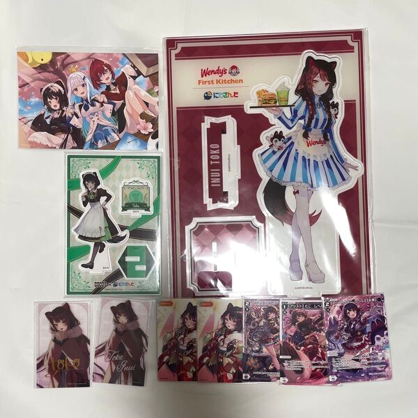 戌亥とこ ウェンディーズ アクリルスタンド ココス さんばか ウィンター クリアカード WIXOSS にじさんじ アクスタ