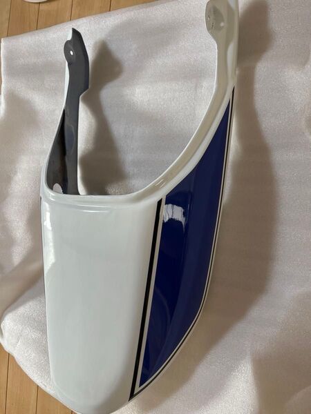 スズキ インパルス 400 リアカウル サイドカバー 社外品 青白 リアフェンダー 3点