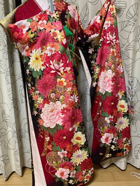現品限り!店頭展示品 トールサイズ 振袖フルセット