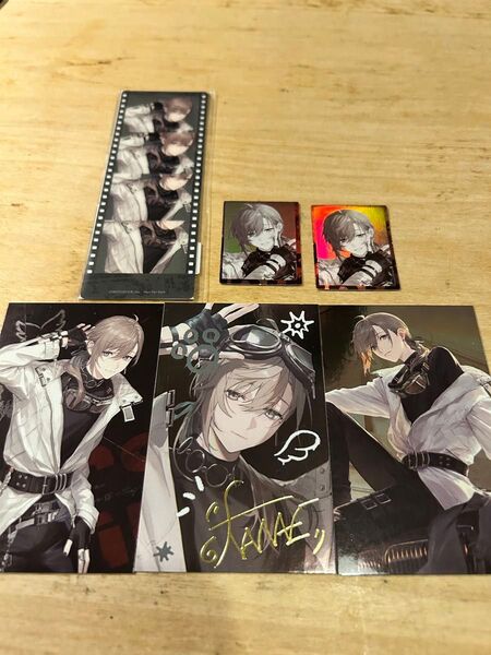 にじさんじ クロノワール7周年 ランダムメタルカード・IDフォトステッカー・特典 叶 セット売り