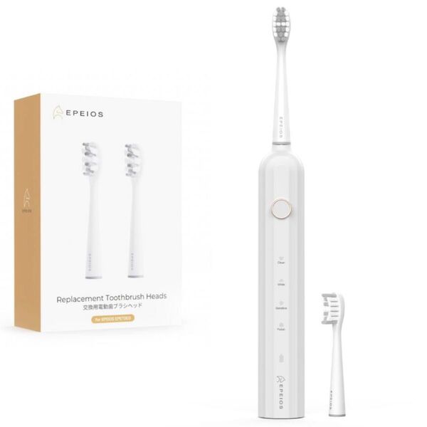 EPEIOS Sonic Electric Toothbrush音波電動歯ブラシ ハブラシ 防水 電池式 携帯 歯磨き