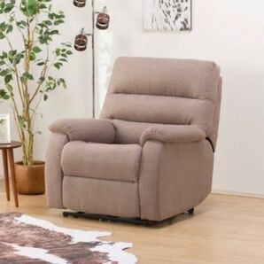【全国送料無料】② 定価54,890円♪ ニトリ 1人用電動リクライニングソファ 1人掛け 布製モカ♪