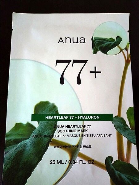 アヌア ANUA ドクダミ77スージングシートマスク 1枚