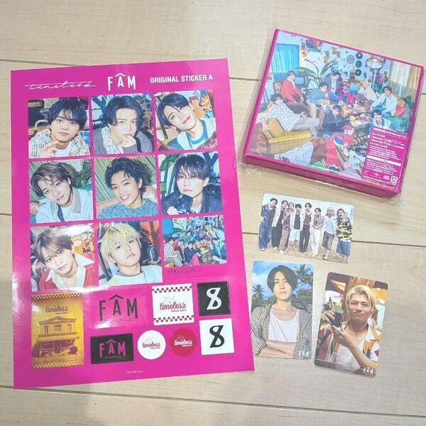 timeleszタイムレス/FAM(初回限定盤A CD+Blu-ray)&銀テ付き