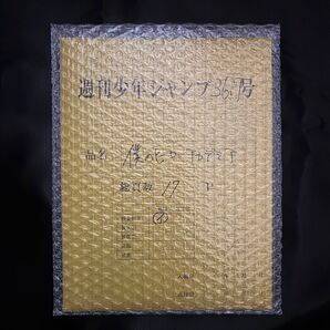 週刊少年ジャンプ 最終話まるごとデジタル原稿プリントmini 僕のヒーローアカデミア 応募者全員サービス