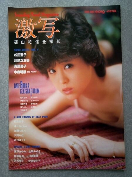別冊GORO 激写 篠山紀信全撮影 アイドル グラビア 雑誌 昭和58年5月号