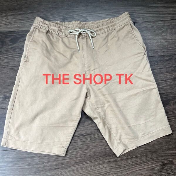 THE SHOP TK ワールド ショートパンツ ベージュ Mサイズ 短パン おしゃれ M
