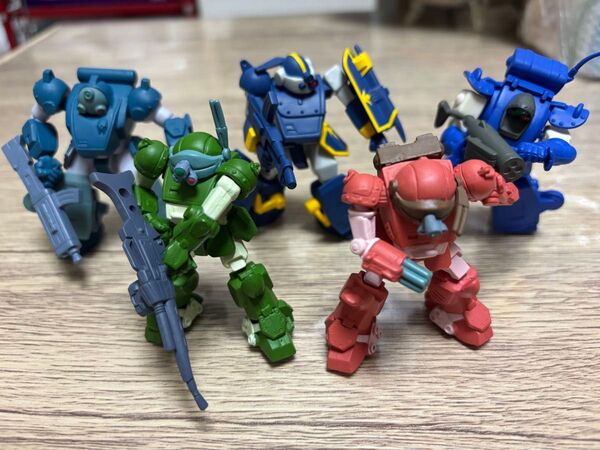装甲騎兵ボトムズ ガシャポンフィギュア5体セット