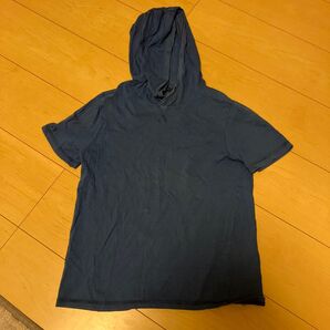 H&M キッズ 半袖パーカー ブルー 130サイズ