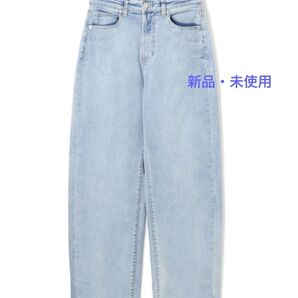 新品 未使用 ジーンズ デニム デニムパンツ 丈長めサイズ 撥水 カーブワイドデニム レディース