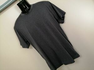 kkyj4100 ■ ストレッチTシャツ ■ カットソー トップス 半袖 ドライ グレー L