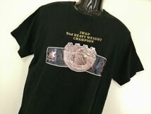 kkyj4105 ■ Printstar IWGP 2nd HEAVY WEIGHT CHAMPION ■ Tシャツ カットソー トップス 半袖 コットン 黒 M_画像2