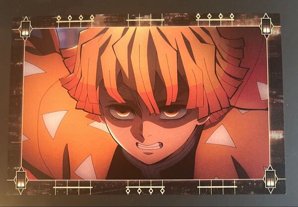 鬼滅の刃 ufotable cafe マチアソビカフェ 移動する劇場半券キャンペーン ポストカード 我妻善逸