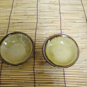昭和レトロ■薬味皿 (小皿 醤油皿) 2枚セット