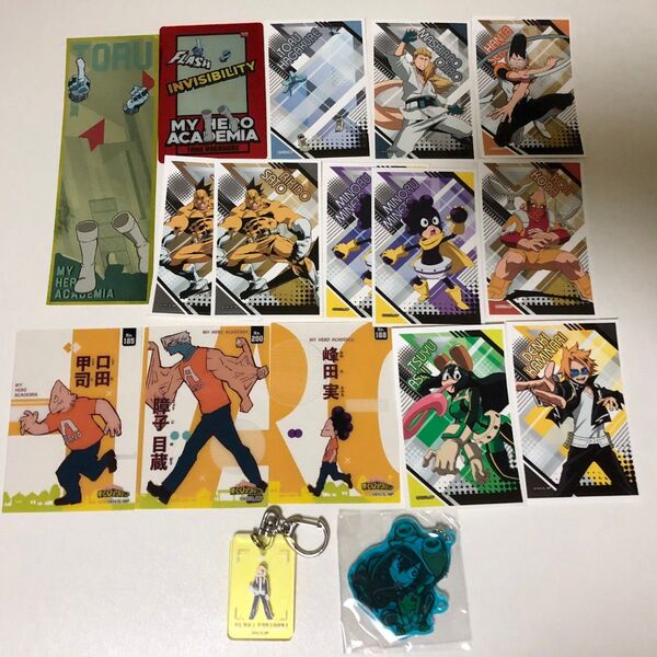 僕のヒーローアカデミア 1年A組 アクリルキーホルダー アクキー チャーム ストラップ カード ステッカー シール まとめ売り