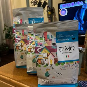 ELMO professionale リッチインチキン 成犬用 800g×3袋 3kg1袋