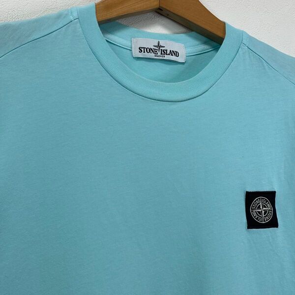 ストーン アイスランド STONE ISLAND tシャツ カットソー トップス ショート スリーブ 半袖 ターコイズ ブルー