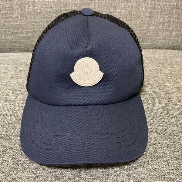MONCLER モンクレール ワッペンロゴ キャップ ネイビー 帽子