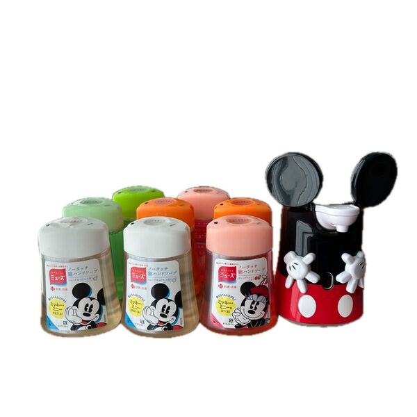 ミューズ ノータッチ泡ハンドソープ 限定ミッキーデザイン 泡 ハンドソープ &詰め替え用250ml×5個