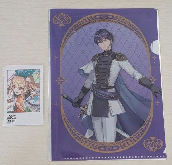 にじさんじ にじフェス チェキ ろふまお ROF-MAO 特典 ミニクリアファイル 剣持刀也 ぽむ れいんぱふ