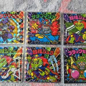 ビックリマン 40周年 アイス復刻版 6枚 スリーブ入 サタンマリア 始祖ジュラ ブラックゼウス