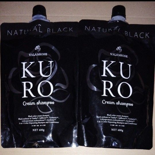 バランローズ KUROクリームシャンプー ナチュラルブラック2セット