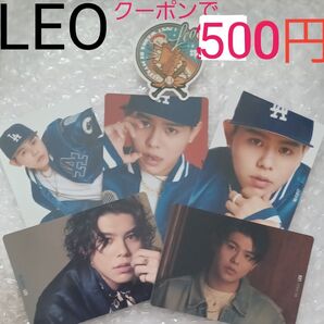 BE:FIRST ビーファースト GRIT LEO レオ シールステッカー &トレカ 計6枚