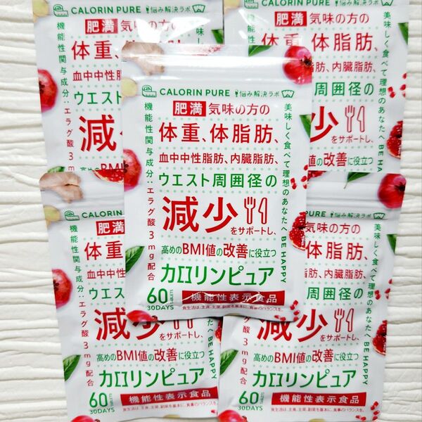 【5袋セット】カロリンピュア 30日分 肥満気味の方の体重 体脂肪 サプリ