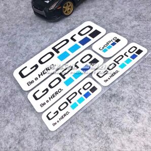 ②GoPro ゴープロ ステッカー 防水 シール バイク 5枚セット