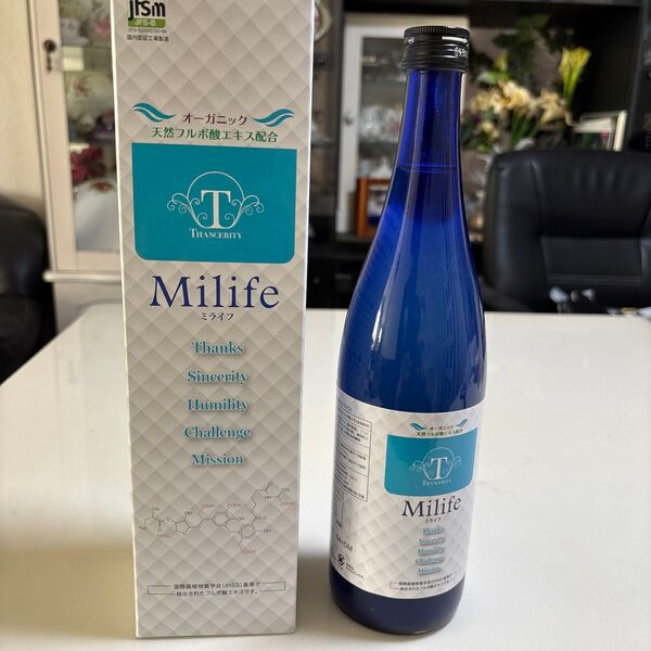ミライフ 720ml オーガニック天然フルボ酸エキス配合