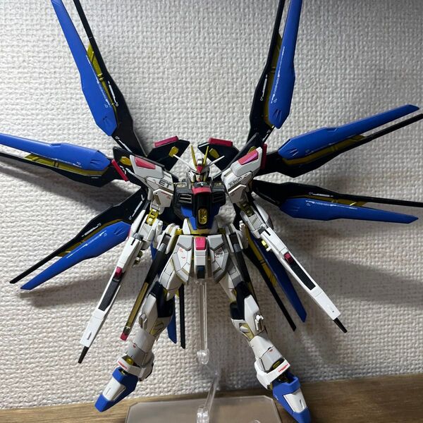 hgストライクフリードガンダム塗装一部改修完成品