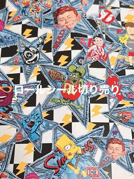 ロールシール アメキャラ 切り売りセット①