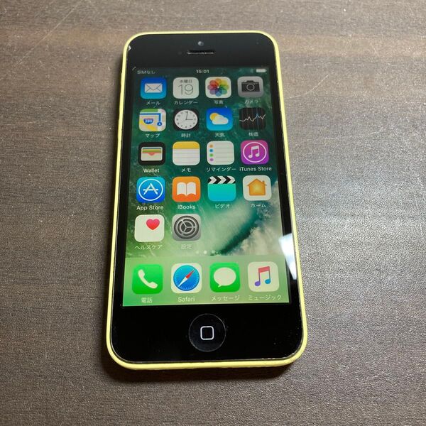 5389 iPhone5c 32GB イエロー au 中古品 ※本体のみ