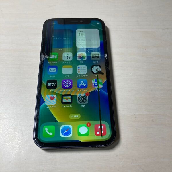93354 iPhone12 mini 128GB ブラック SIMフリー ジャンク品 ※本体のみ