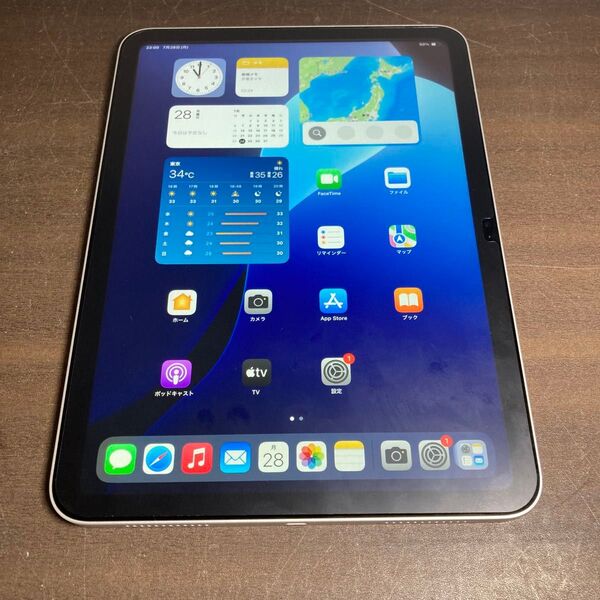 17082 iPad10世代 64GB シルバー Wi-Fiモデル 中古品 ※本体のみ