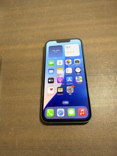 99948 iPhone13 256G グリーン SIMフリー 中古品