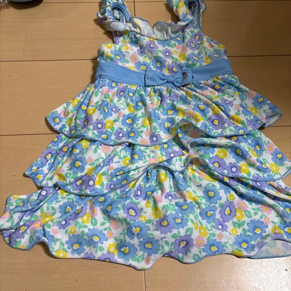 ミキハウス リーナ 水着 ワンピース 120 女の子